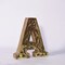 Handmade Eco-Friendly Gold Wooden Alphabet Letters For Wall Mount Decor Bbh Homes